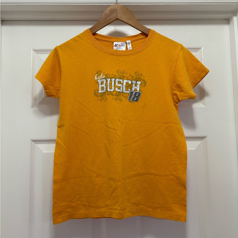 Kyle Busch Yellow Graphic T-Shirt